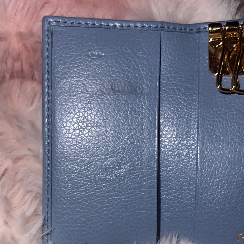 Prada Blue Leather Wallet / Key Case - Picture 3 of 3